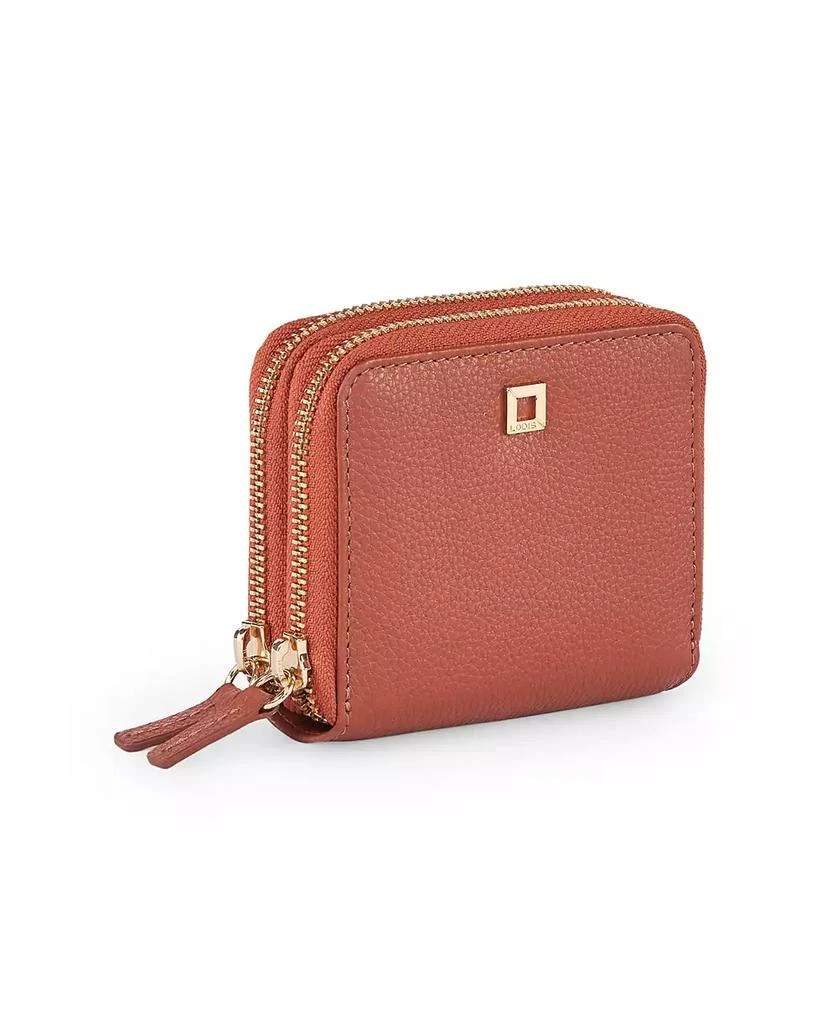 LODIS Women's Julia Double Zip Around Wallet 4