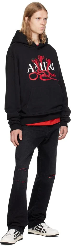 AMIRI Black Bandana Repair Jeans 4