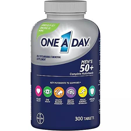 One A Day One A Day Men's 50+ Healthy Advantage Multivitamin Tablets 300 ct.