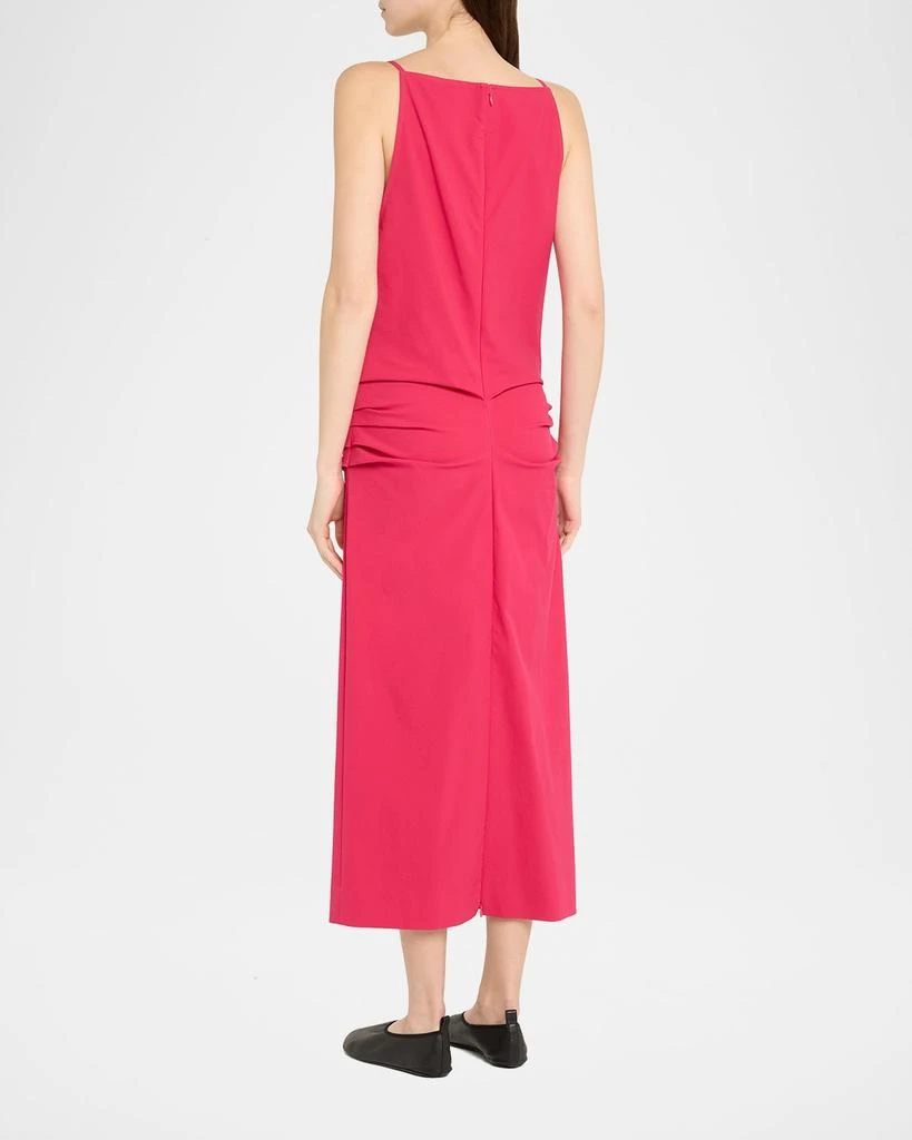 Proenza Schouler Priya Draped Bi-Stretch Cotton Nylon Dress 3
