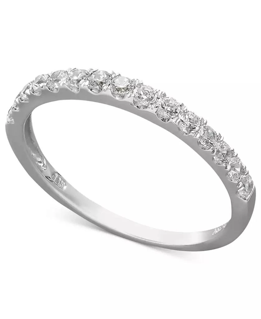Arabella Cubic Zirconia Wedding Band Ring (1 ct. t.w.) in 14k White or Yellow Gold 1