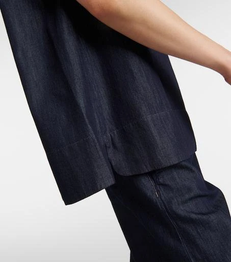 Max Mara Baiocco denim top 5