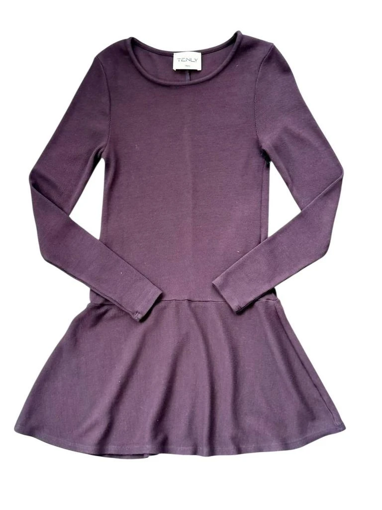 Tenly Tenly - Girl
s Rayon Rib Long Sleeve Tank Dress