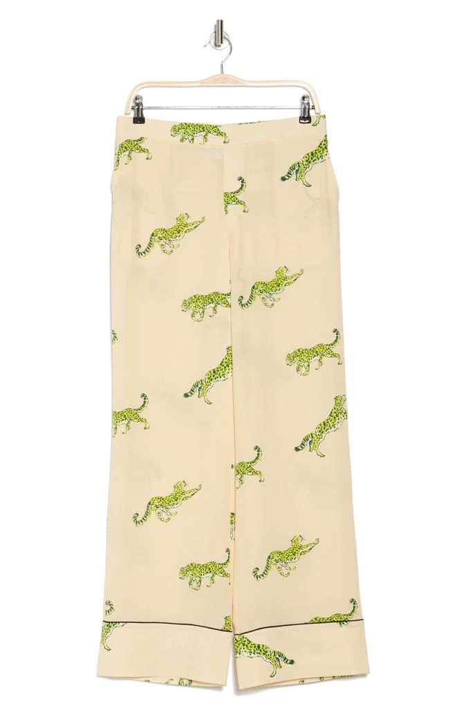 Equipment Joselyn Leopard Silk Pajama Pants 3