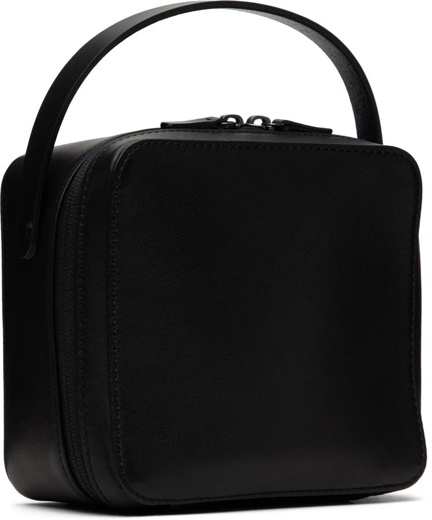 AURALEE Black Small Leather Travel Bag 3