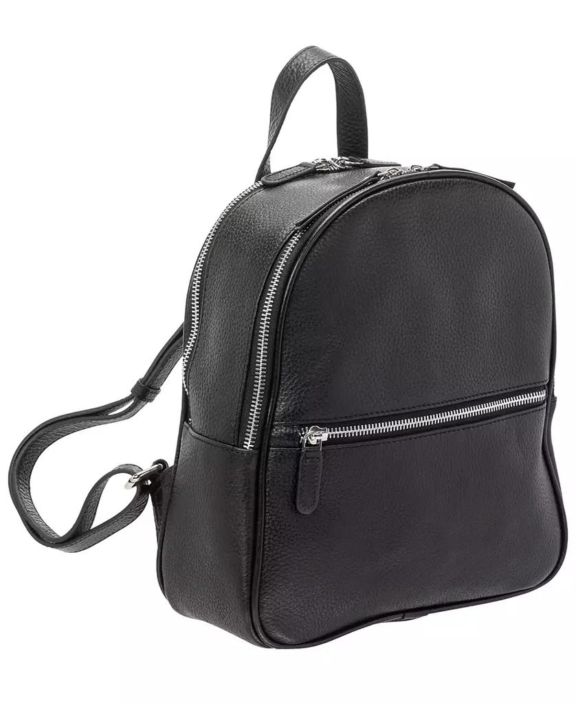 Mancini Leather Goods Women's Pebbled Audrey Backpack