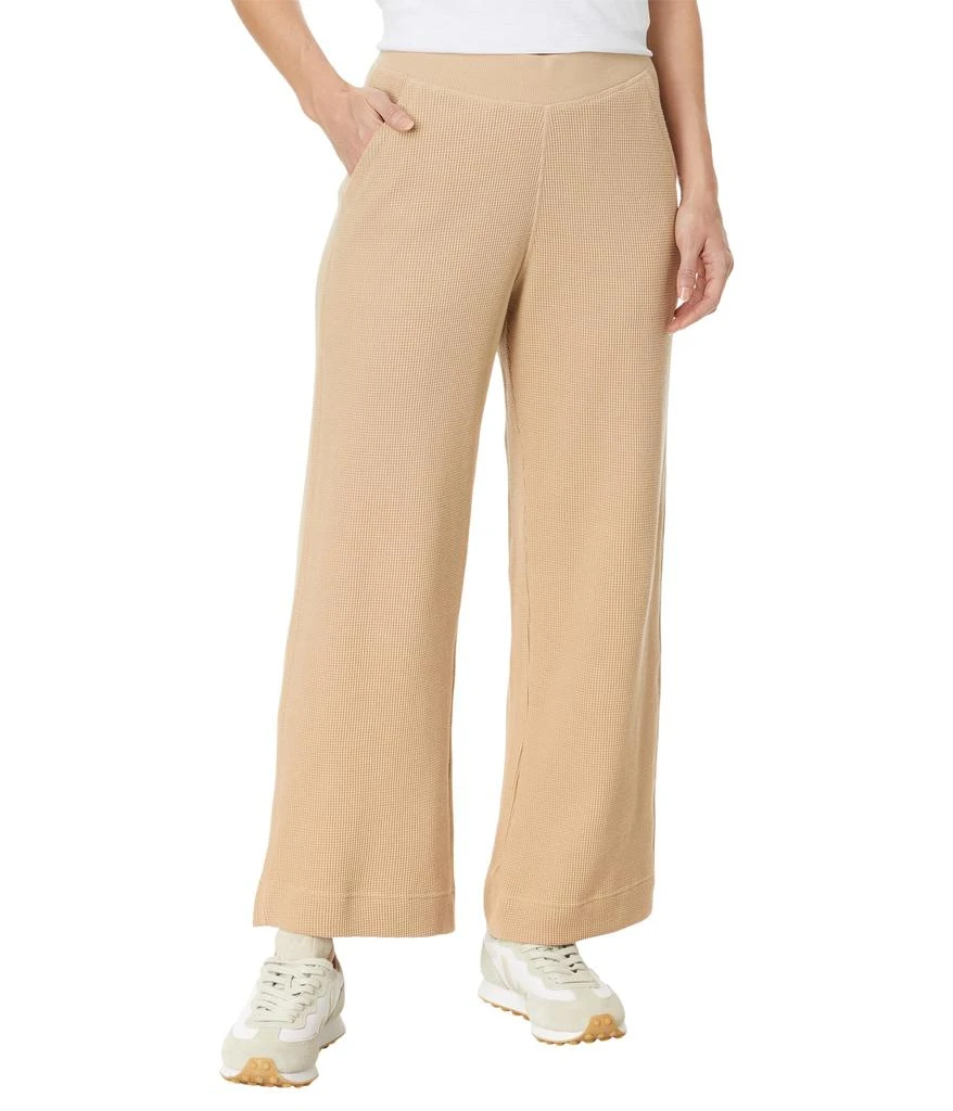 PACT Thermal Waffle Wide Leg Pants 1