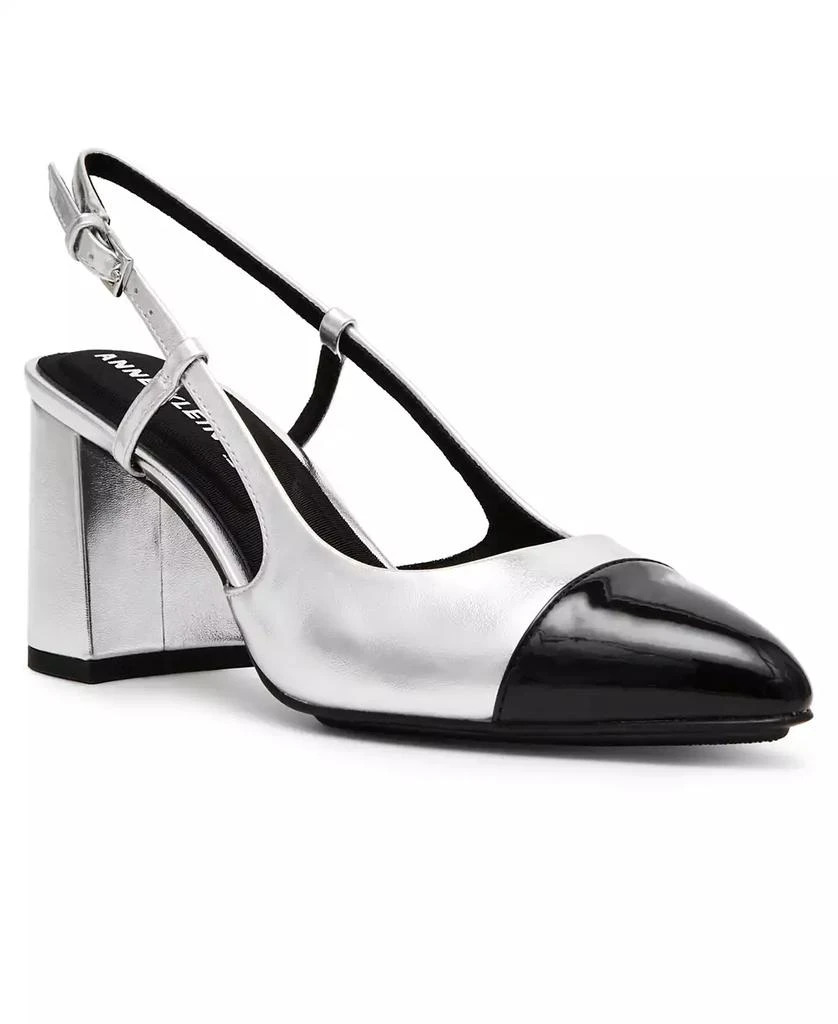 Anne Klein Women's Brooklyn Block Heel Slingback Dress Pumps 1
