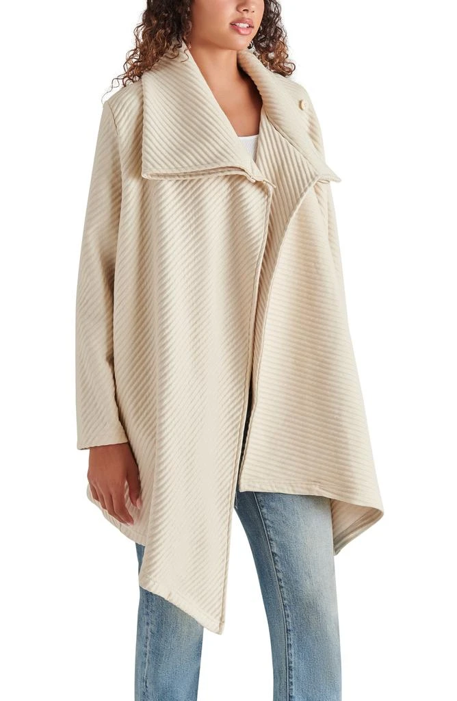 Steve Madden Asymmetric Draped Coat 4