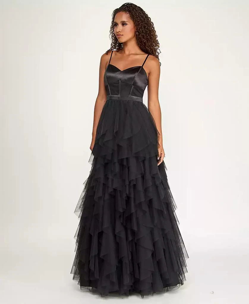 Juniors' Sweetheart-Neck Ruffled Cascade Gown  On Sale Now with Up to 31%  Off | Discover Exclusive Deals & Savings at BeyondStyle  Authentic City  Studios dress|women's fashion|dresses with Limited-Time Discounts, Free