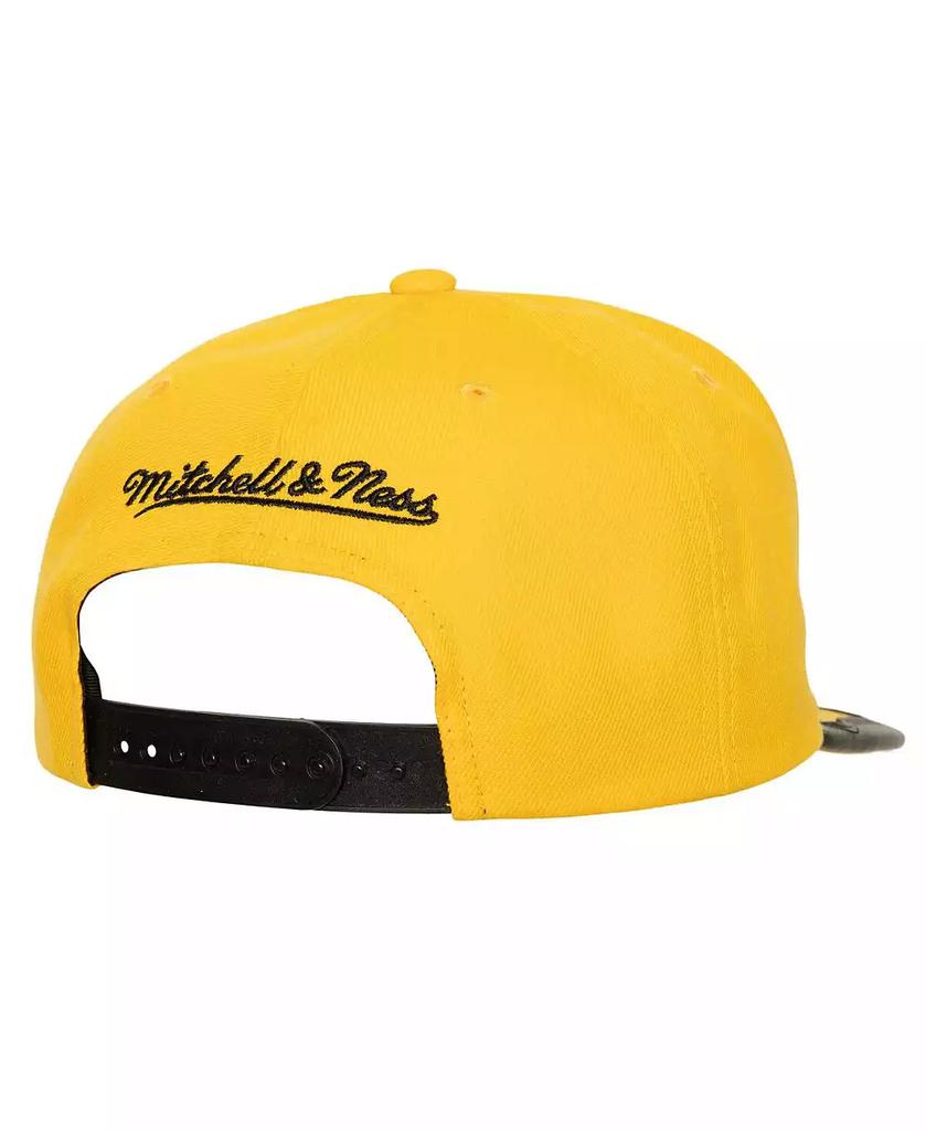 Mitchell & Ness Men's Black, Gold Los Angeles Lakers Day One Snapback Hat
