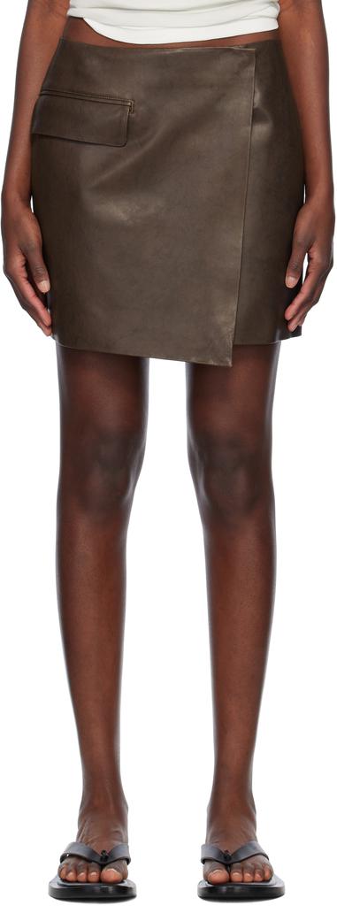 【AURALEE】HEAVY MILANO RIB KNIT SKIRT Shop Black Heavy Milano Rib Knit Midi Skirt on Sale at BeyondStyle