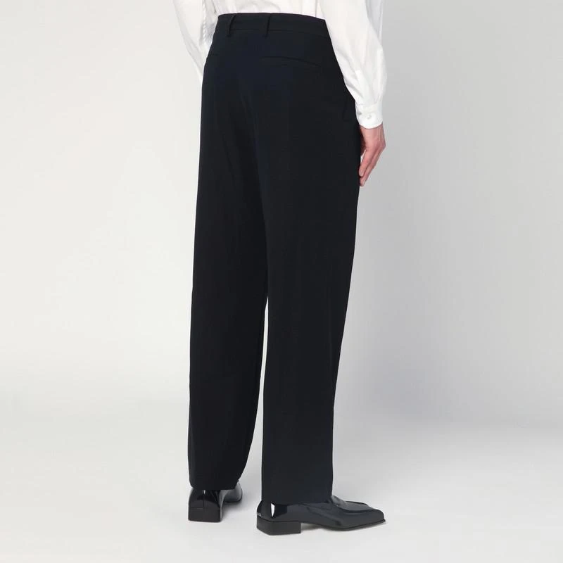 AURALEE Black trousers in cotton and wool 4