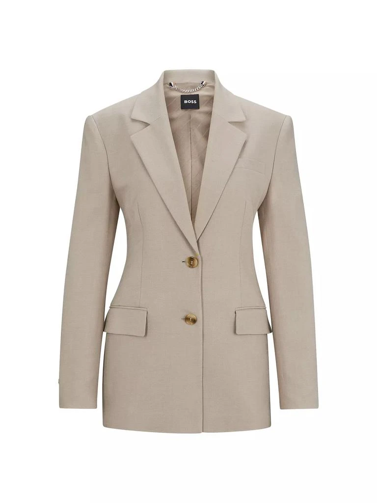 Hugo Boss Single-Breasted Jacket in Stretch Fabric 2