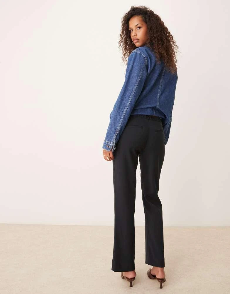 Abercrombie & Fitch Abercrombie & Fitch tailored trousers in black 3
