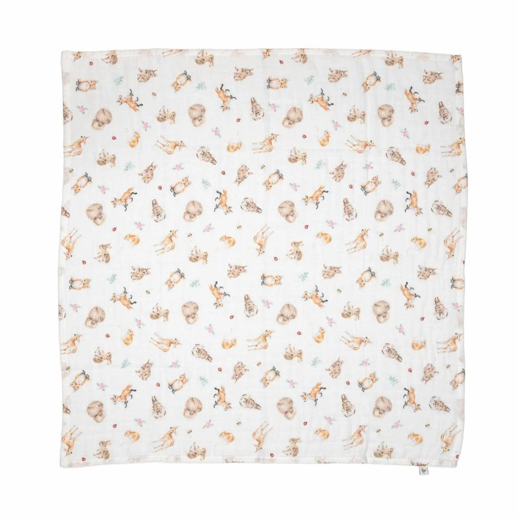 Wrendale Designs Inc. Wrendale Designs Inc. - LITTLE FOREST WOODLAND ANIMAL MUSLIN GIFT SET 4