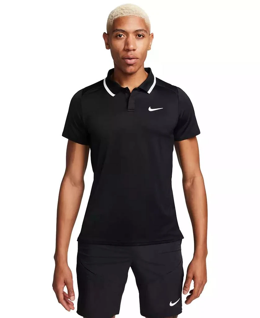 NIKE Men's Advantage Dri-FIT Colorblocked Tennis Polo Shirt 1