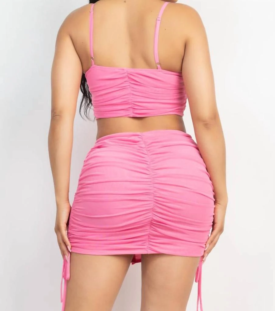 Shop Iris Basic Shop Iris Basic - Krystal Bra Top And Skirt Set 3