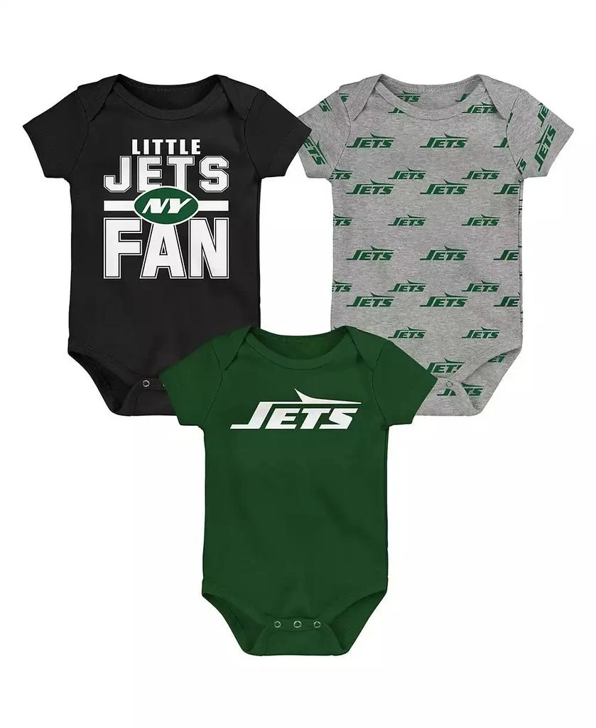 Outerstuff Newborn 3-Piece New York Jets Little Tike Bodysuit Set