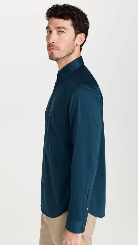 Theory Sylvain Shirt in Structure Knit 3