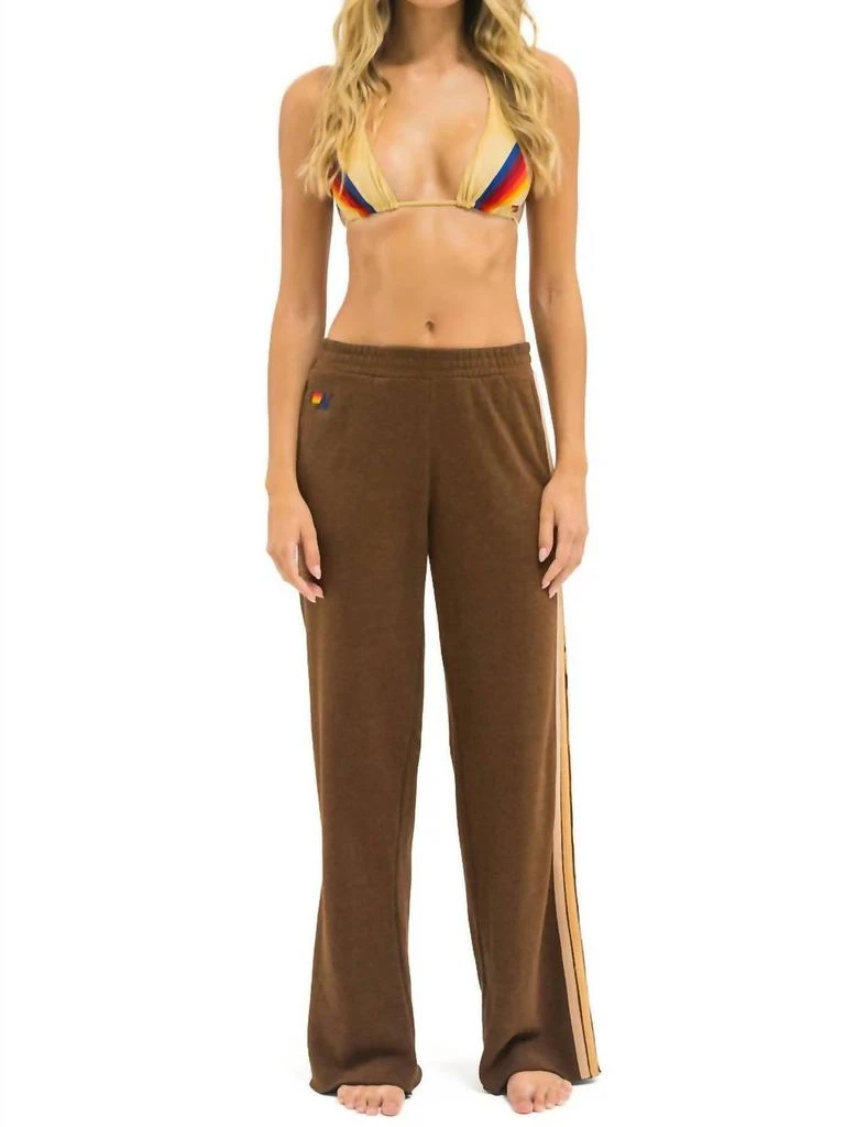 AVIATOR NATION Aviator Nation - Stripe Wide Leg Pocket Sweatpants