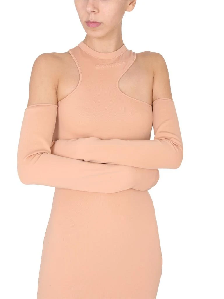 Off-White ASYMMETRIC MINI DRESS 3