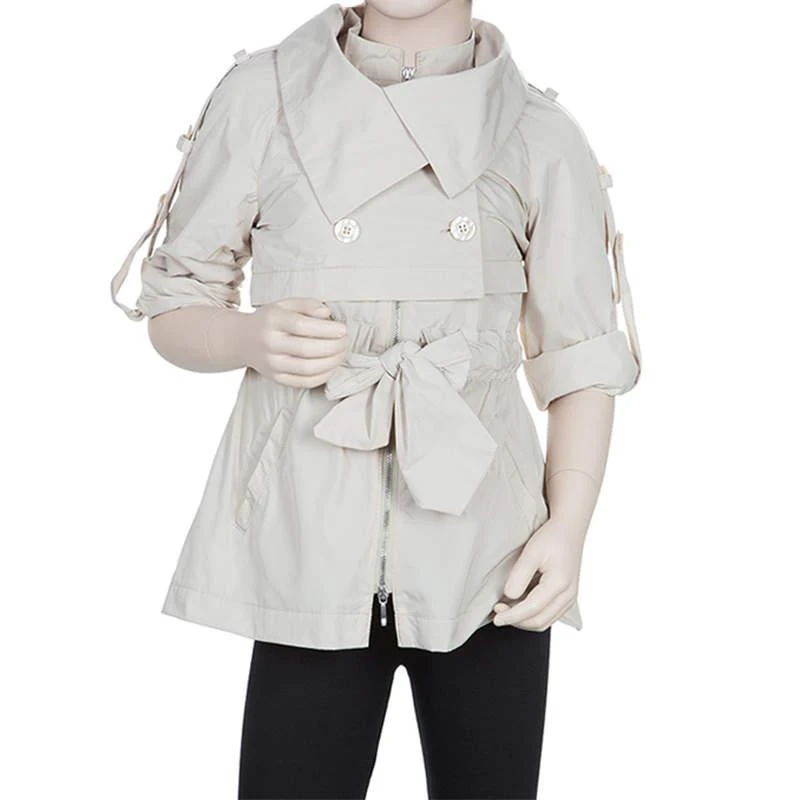 ERMANNO Scervino Street Girls Beige Trench Coat 6 Yrs 2