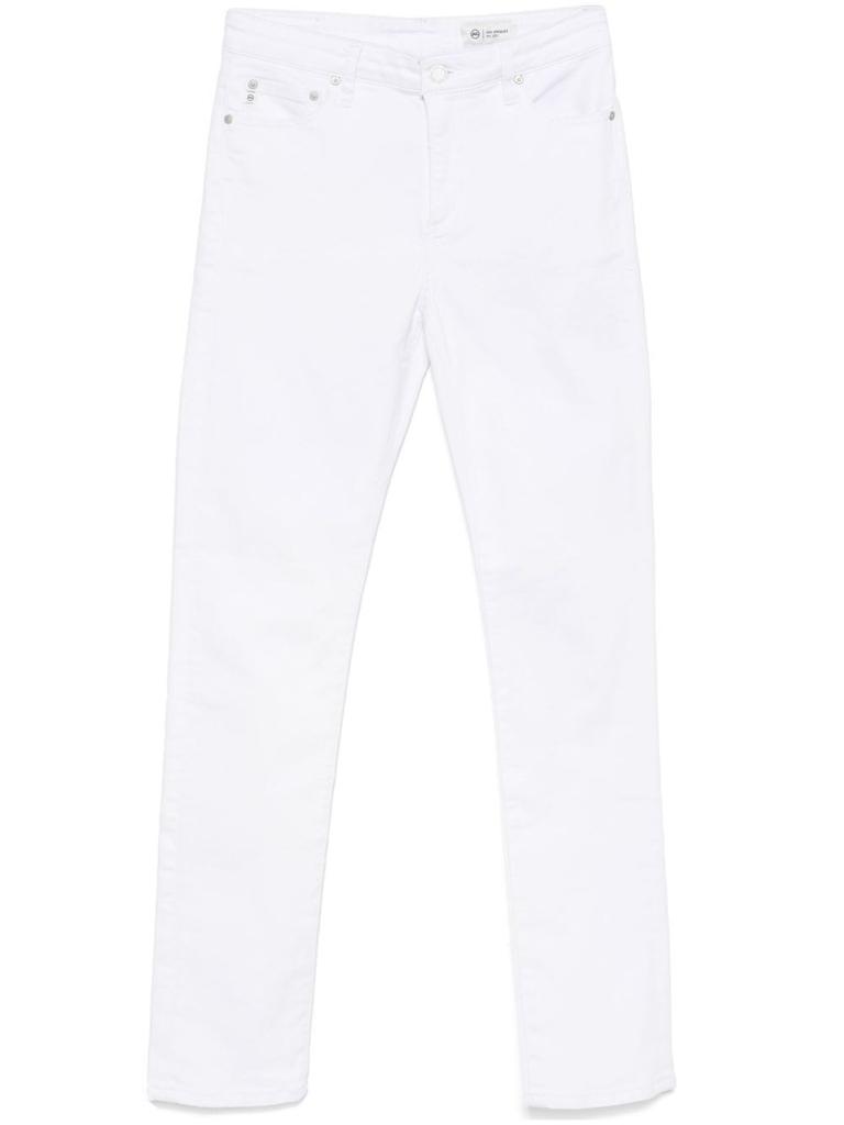 AG AG `Mari` High-Rise Slim Straight Jeans