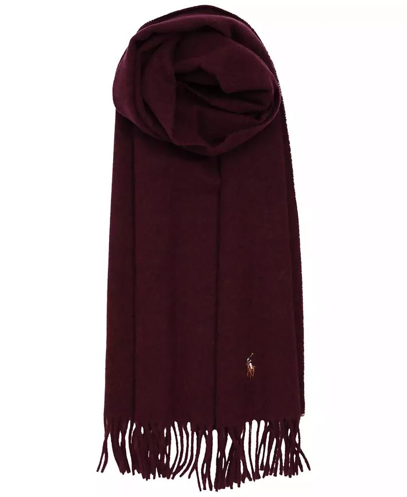 Ralph Lauren Men's Signature Italian Virgin Wool Scarf 9