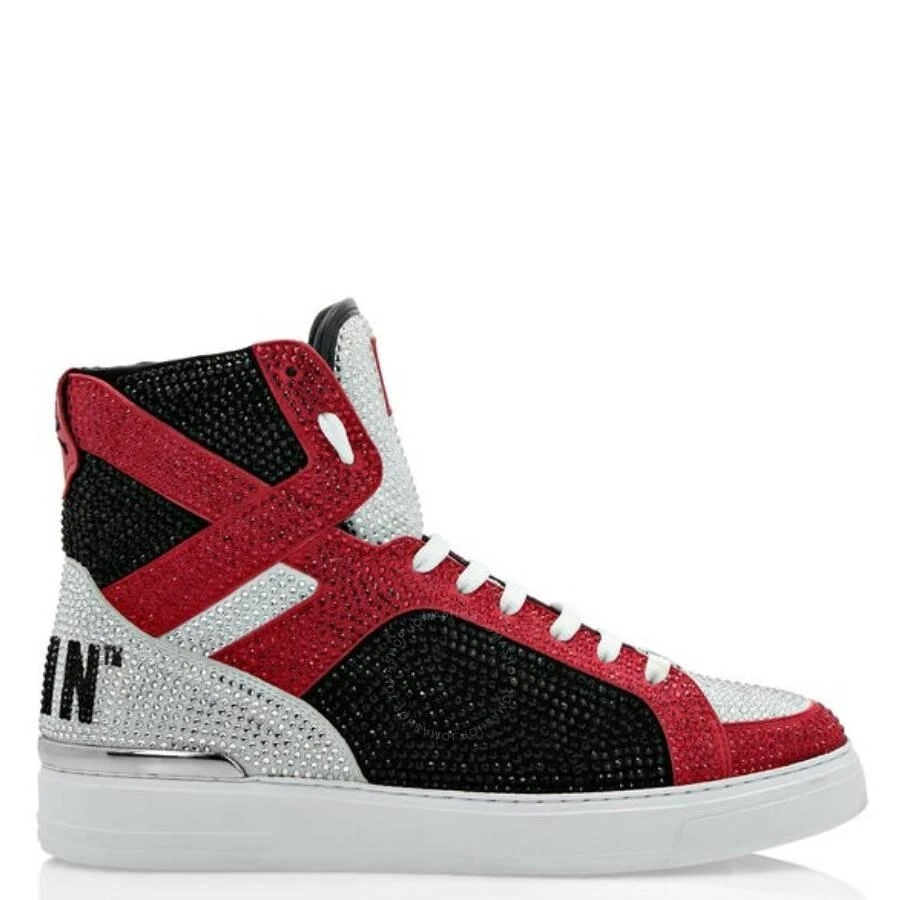 Philipp Plein Money Beast Encrusted Crystals Hi-Top Sneakers 1
