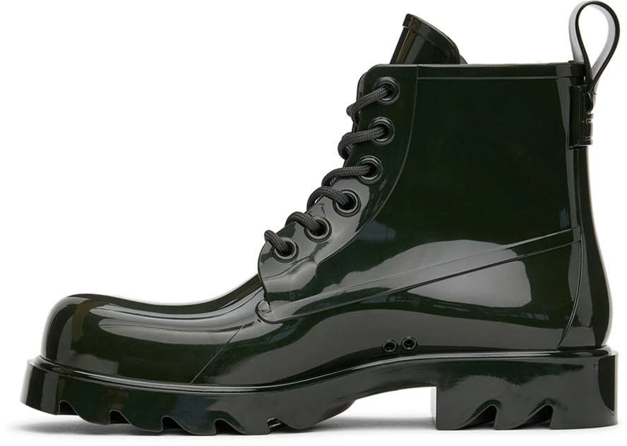 Bottega Veneta Green Stride Ankle Boots 3