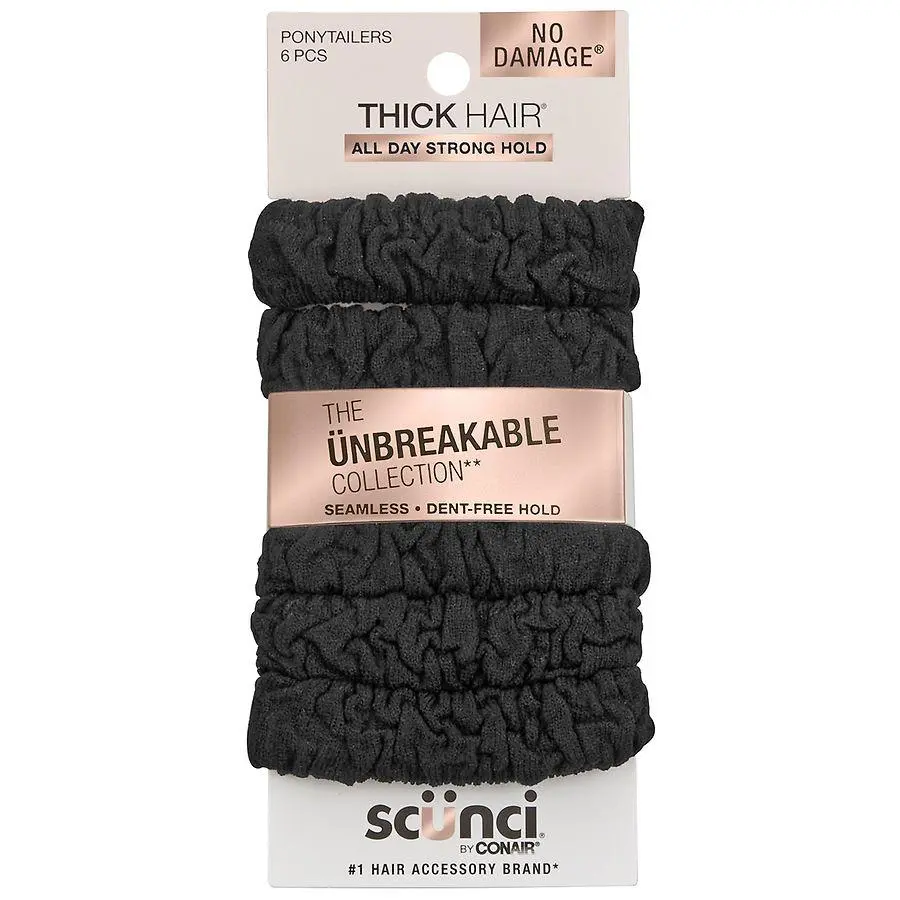 Conair Unbreakable Thick Hair Ponytailers