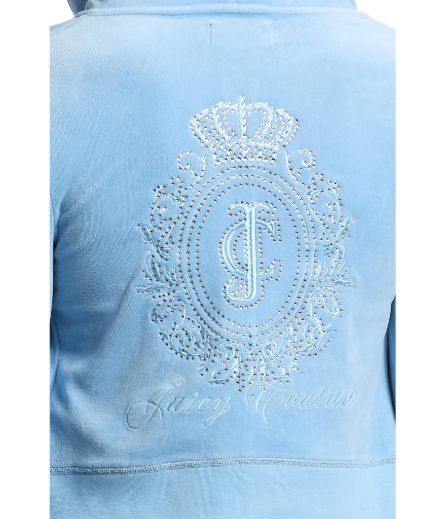 (取寄) ジューシークチュール レディース ヘリテージ クロップド トラック ジャケット Juicy Couture women Heritage Cropped Track Jacket Heritage Blue Juicy Couture Heritage Cropped Track Jacket - Hoodies - Free
