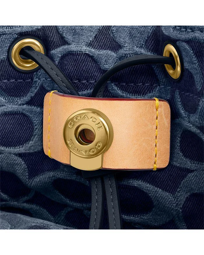 Coach Riya Mini Signature Denim Backpack 6
