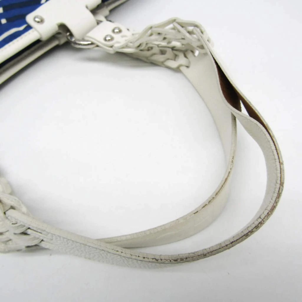 Chanel Chanel Cruise Lines Canvas Leather Tote Bag Blue White 3