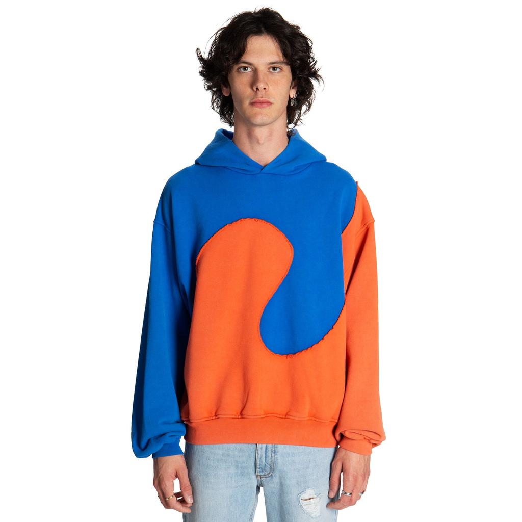 ERL Swirl Hoodie (Blue/Orange) - Hoodies - BeyondStyle