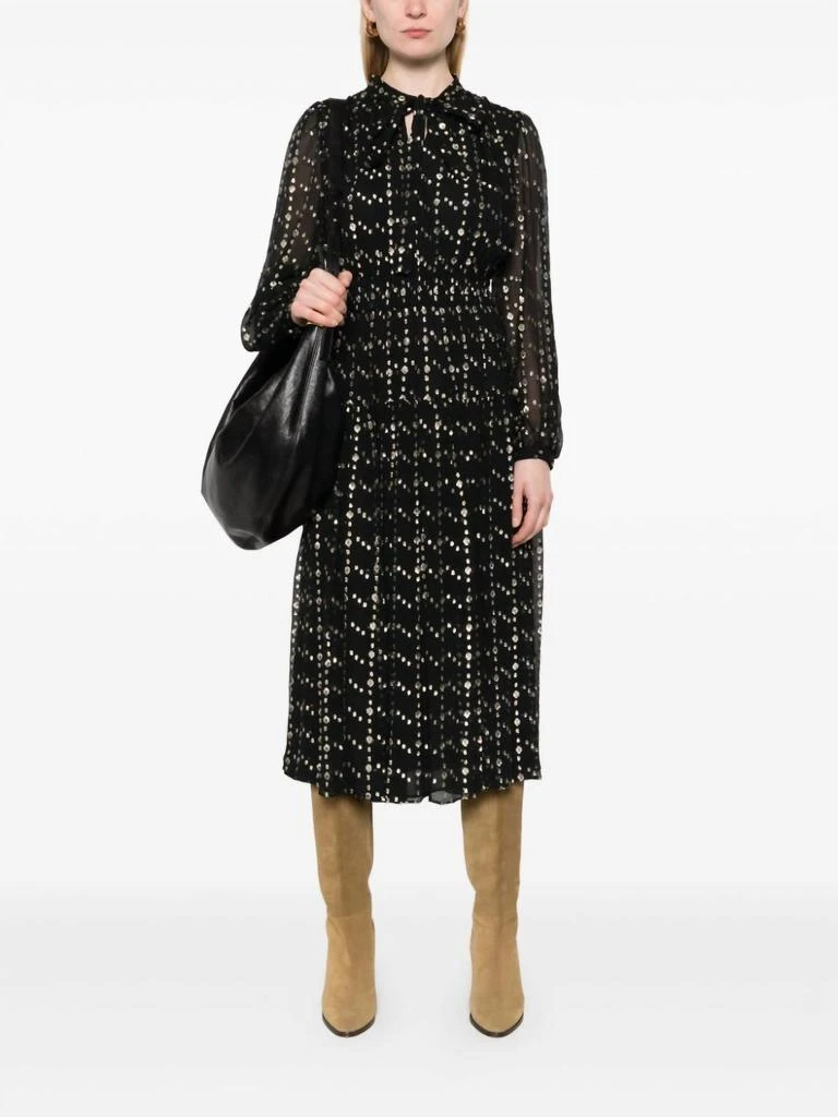 Ulla Johnson Mona Midi Dress In Cosmos 1