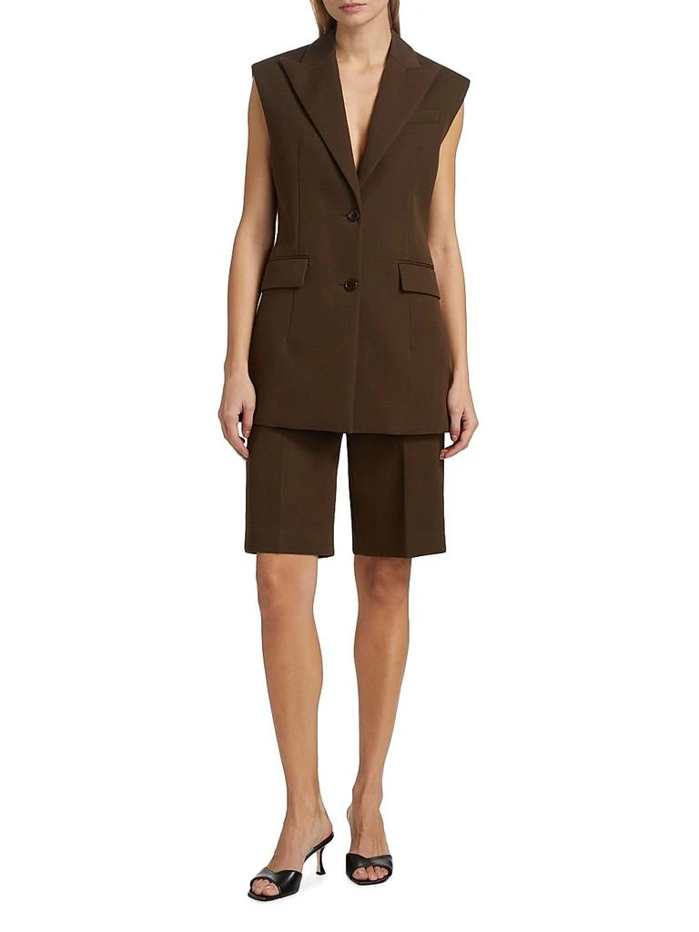Michael Kors City Cotton-Blend Tailored Shorts 2