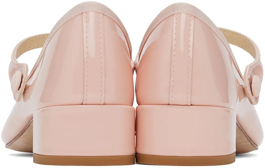 Repetto Pink Rose Mary Jane Heels 2