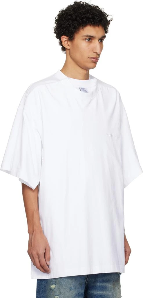 Vetements White Merged Double Oversized T-shirt 2