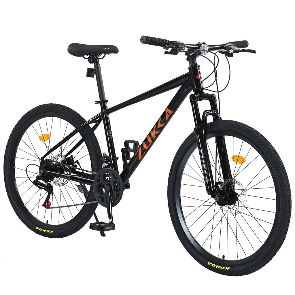 Streamdale Furniture Streamdale Mountain Bike for Men and Women 26 inch 24 Speed Suspension Fork KENDA Tires 1