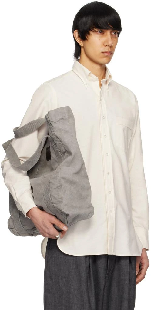 Drake's Off-White Button-Down Shirt 2