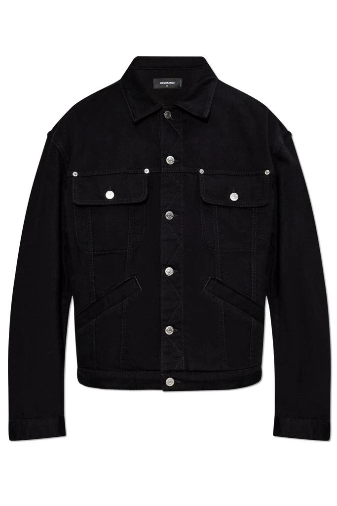 DSQUARED2 Dsquared2 Icon Logo Embossed Denim Jacket 1