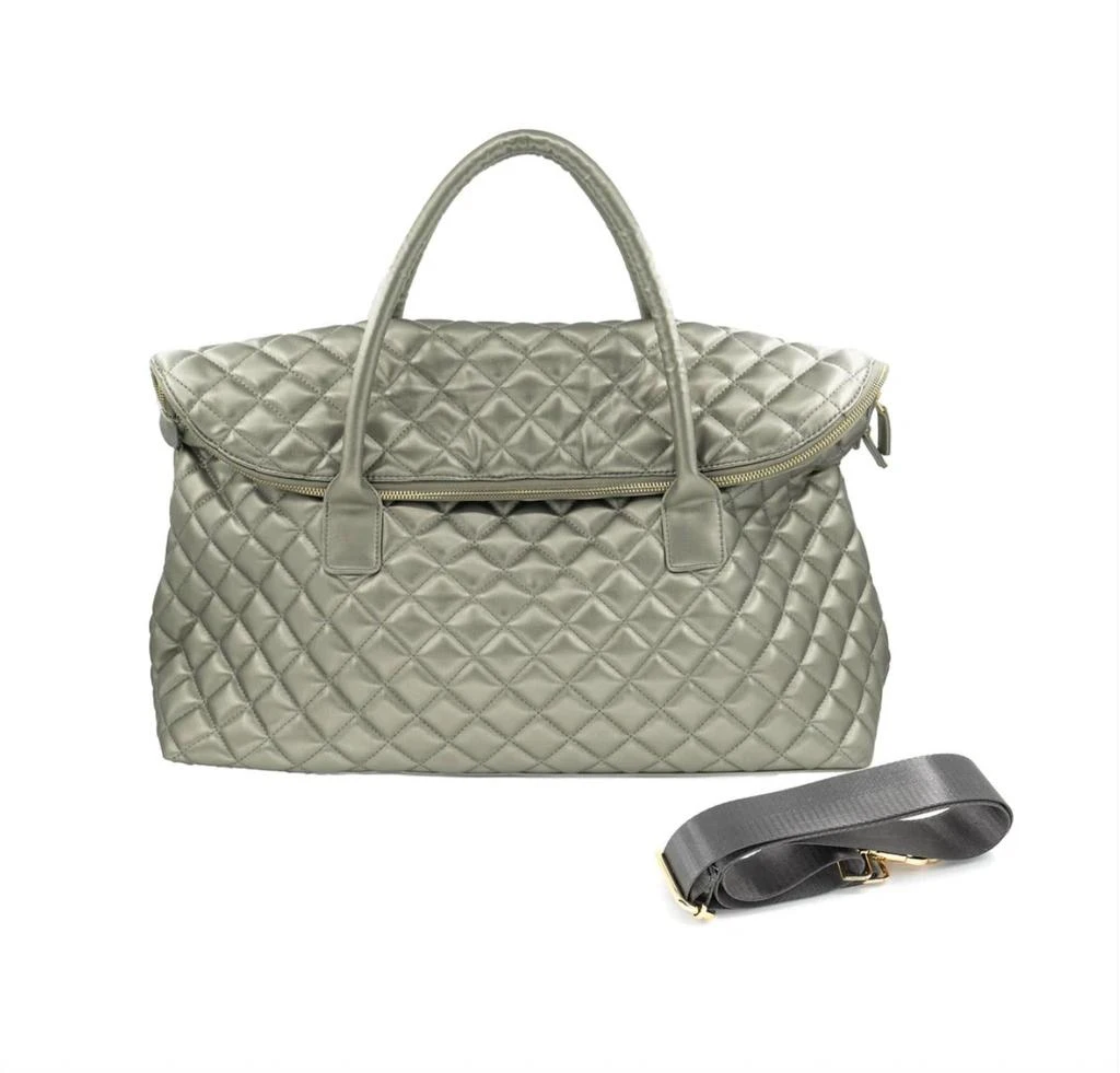 BC Handbags Women's Weekend Bag In Pewter