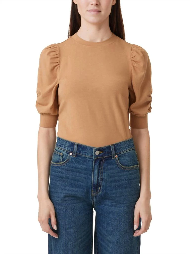 Habitual Habitual - Gathered Sleeve Knit Top 1