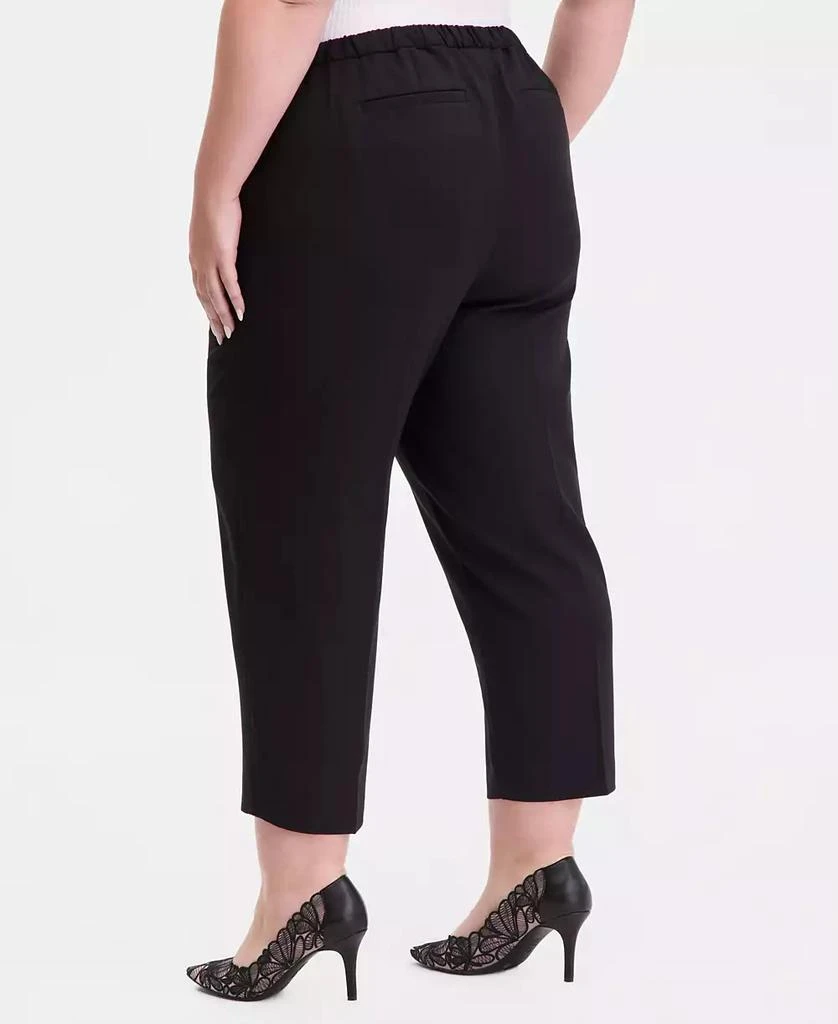 INC International Plus Size High Rise Pull-On Cropped Pants, Macy
s Exclusive 2