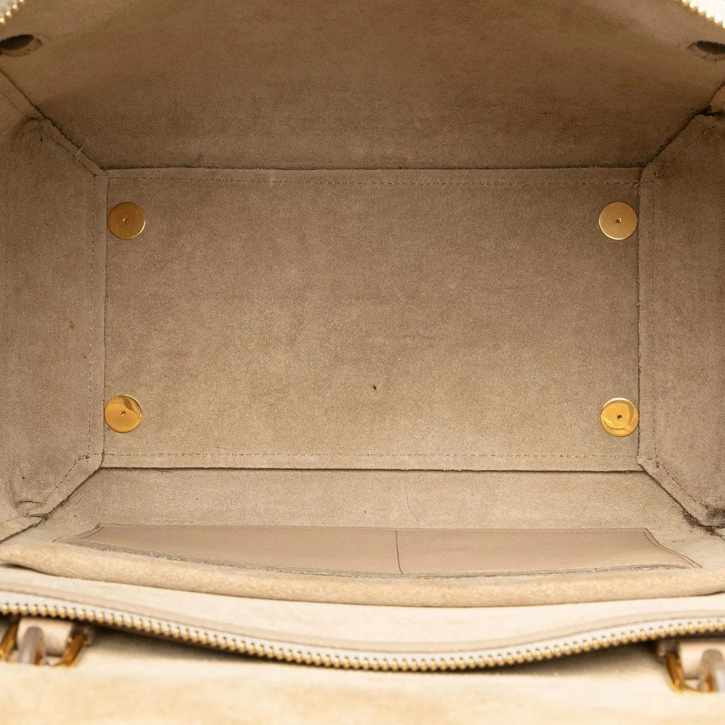 Celine Celine Light Taupe Grained Calfskin Micro Belt Bag  8