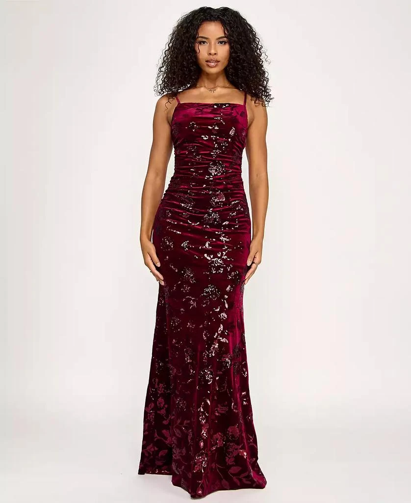 green emerald velvet dress Velvet Long Dress 44 main image 1