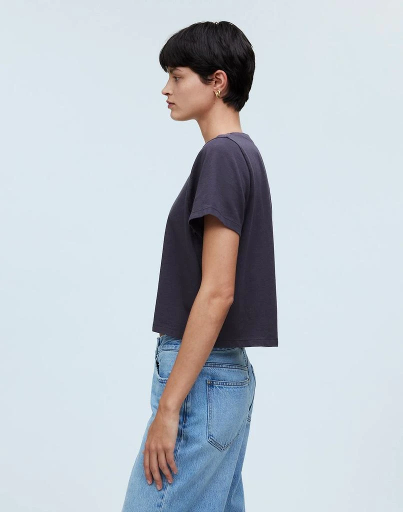 Madewell Softfade Cotton Boxy-Crop Tee 3