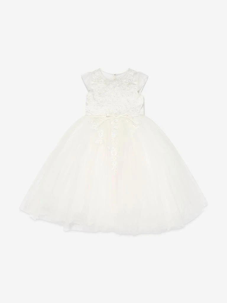 Sarah Louise Sarah Louise Girls Ceremonial Ballerina Length Dress in Ivory 1